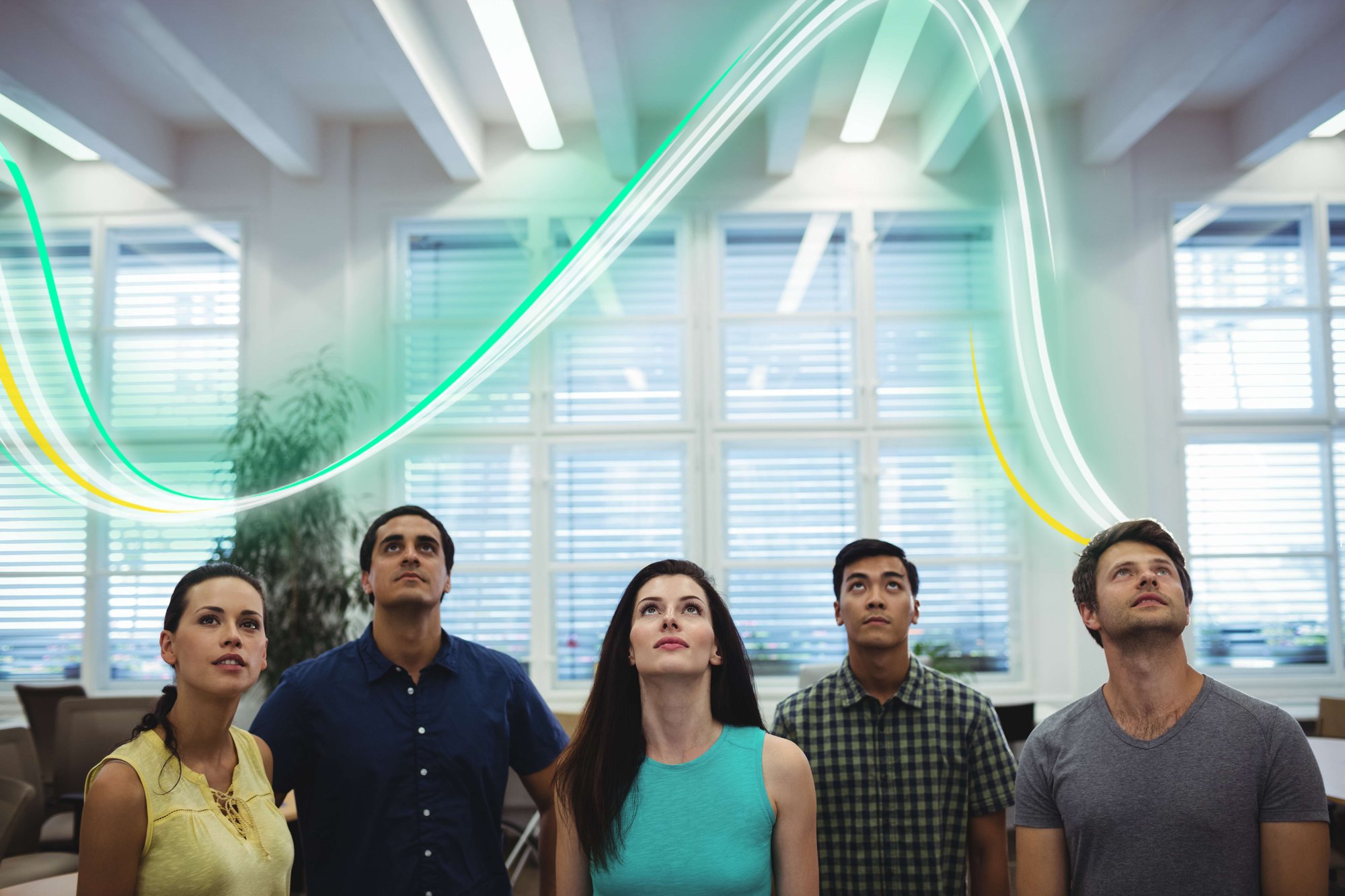 group-business-executives-looking-up